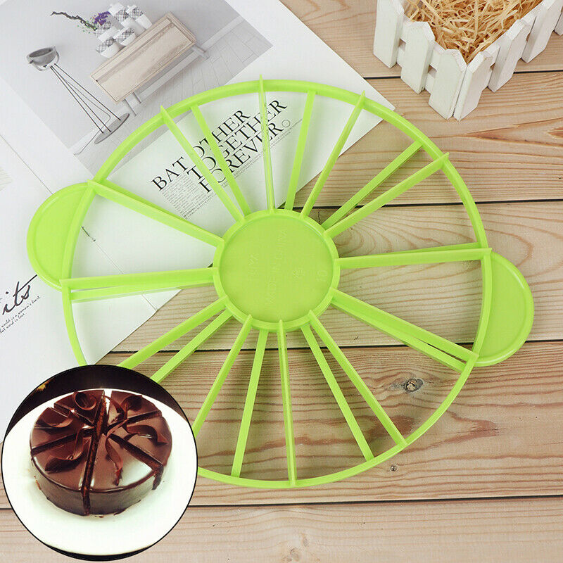 Pie Marker Cutter Cake Divider 10 / 12 Piece Slicer Birthday Party Accessor BDA