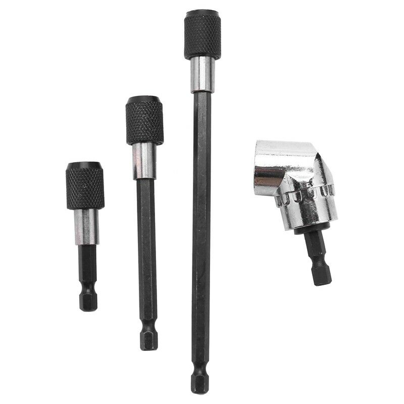 Right Angle Drill 105 Degree Driver Extension Power Screwdriver Attachment 1/4O5