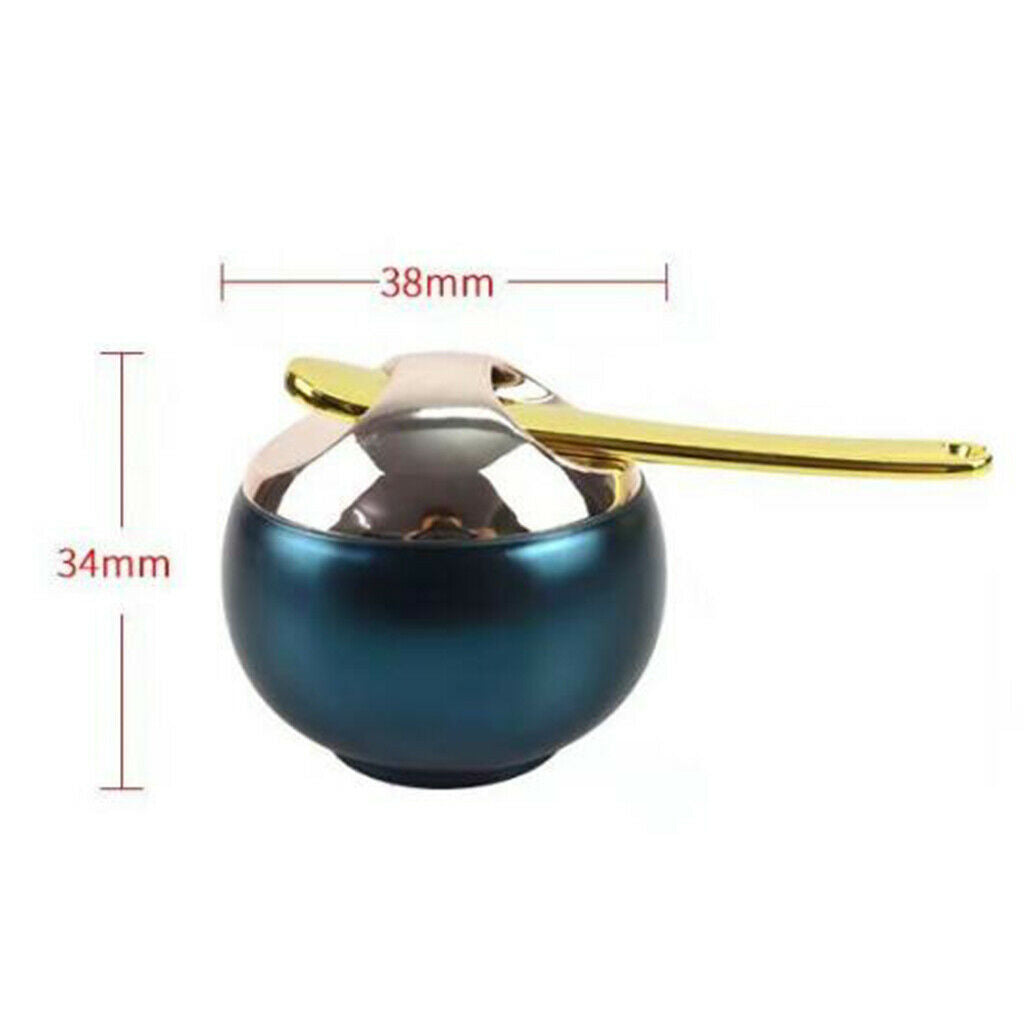 Lots 3 8ml Blue Round DIY Lip Balm Jar Case Lipstick Lip Primer Sample Pot