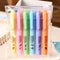 6pcs/Set Candy Color Highlighter Notebook Maker Pens Fluorescent Line Marker Pen