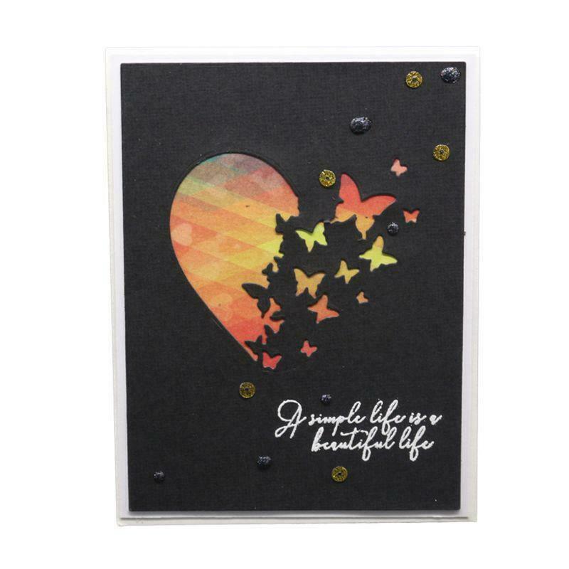 Heart Butterfly Metal Cutting Dies Stencil DIY Scrapbooking Album Paper Card