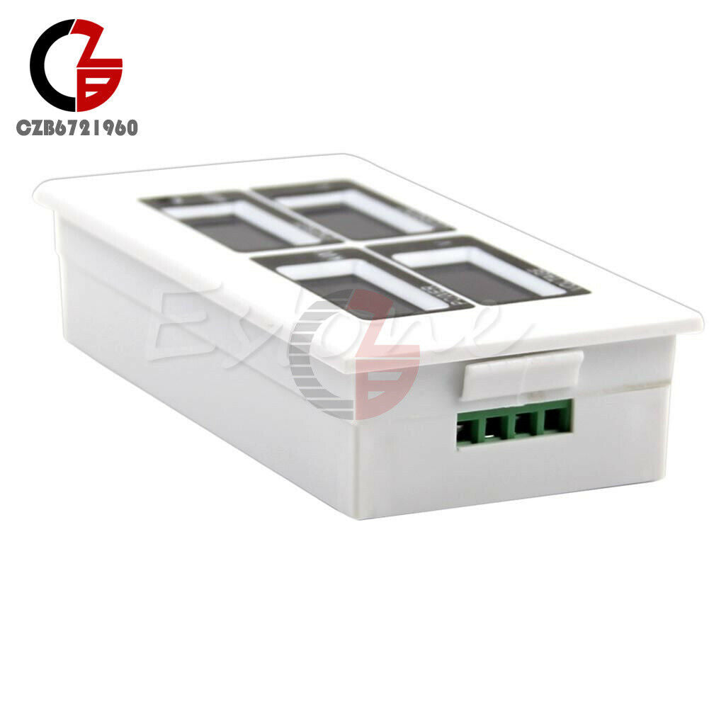 100A AC 80-260V Digital LED Volt AMP Power Meter KWh Time Watt Voltmeter Ammeter