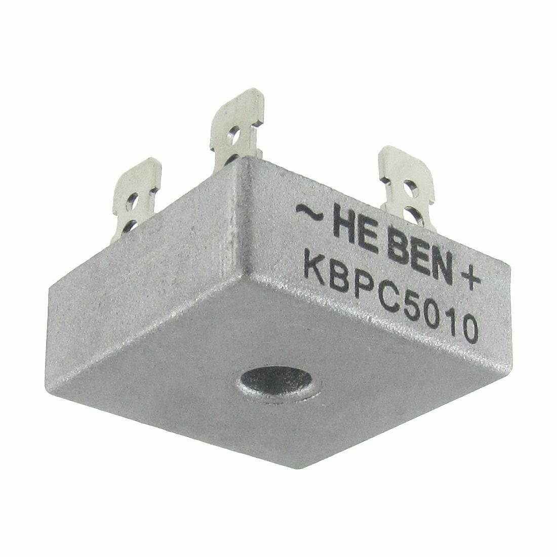 Bridge Rectifier 1ph 50A 1000V 50 Amp Metal Case - 1000 volt 50A Diode 4pcs