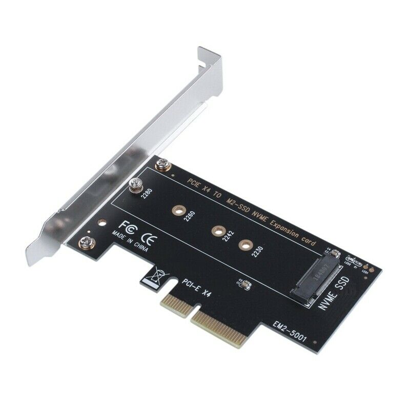 PCI-Express PCI-E 3.0 X4 to M.2 NGFF M Key Slot Converter Adapter Card M2 NvmeT6
