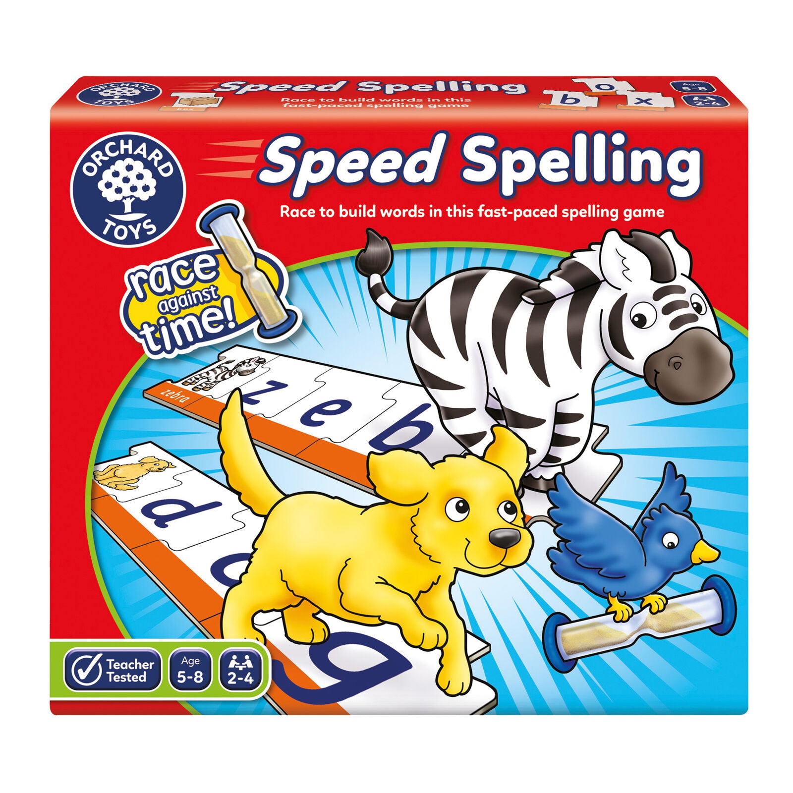 Orchard Toys 103 Speed Spelling Word Literacy Game Family Children Age 5 Years+