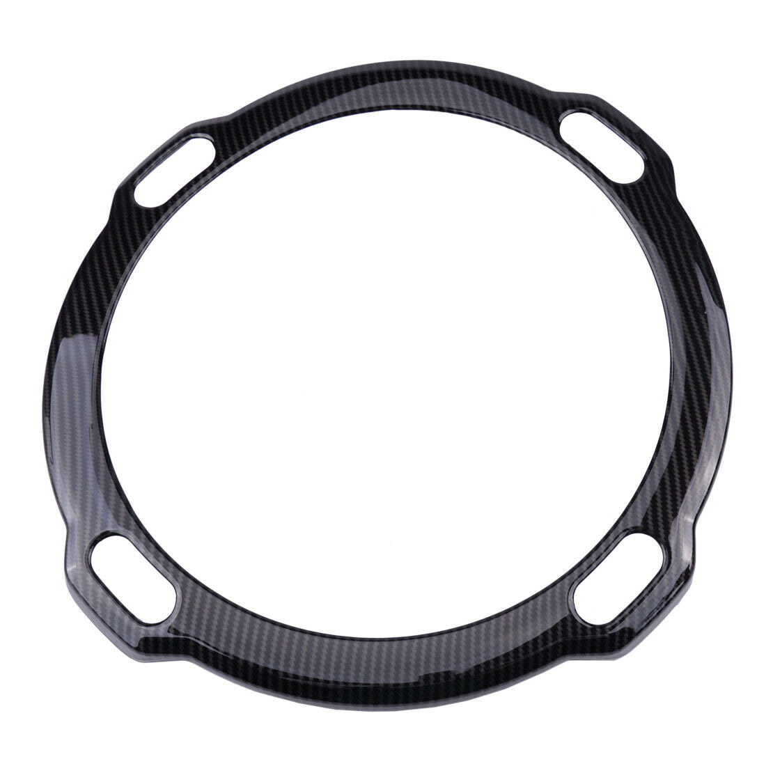 Car Carbon Fiber Style Rear Trunk Speaker Cover Trim Fit for Wrangler JL Rubicon