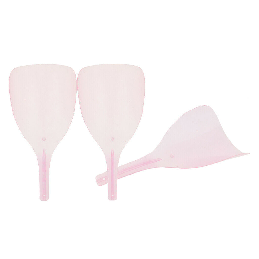 3Pcs Plastic Hairspray Face Masks Hairdressing Eyes Protector Shields Pink
