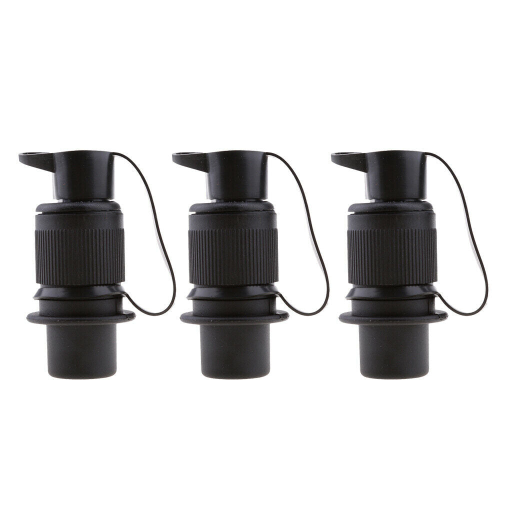 3 Piece Waterproof 3 Pin Electrical Connector Trailer Caravan RV Plug Socket