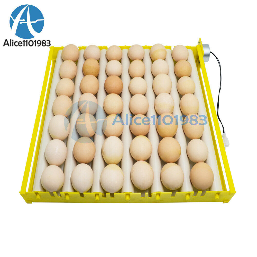 360 Degree Automatic Rotary Egg Turner Roller Tray 42  Hatching Incubator