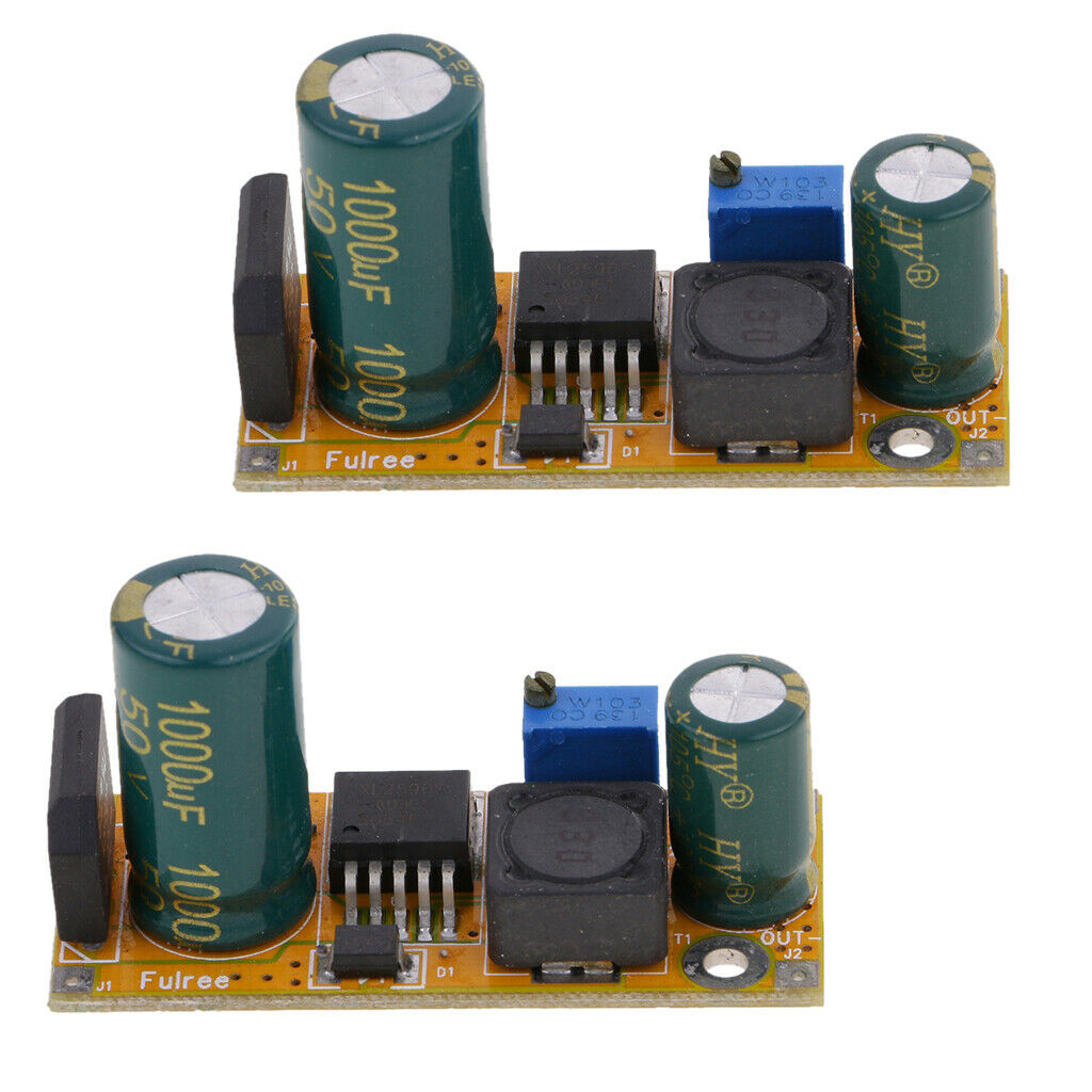 2Pcs AC 24V to DC 12V LM2596 Adjustable  Power Converter Module