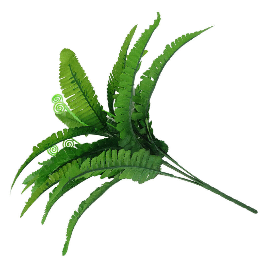 Wall Hanging Artificial Plastic Fern Leaf Garland Wedding Floral Decor b