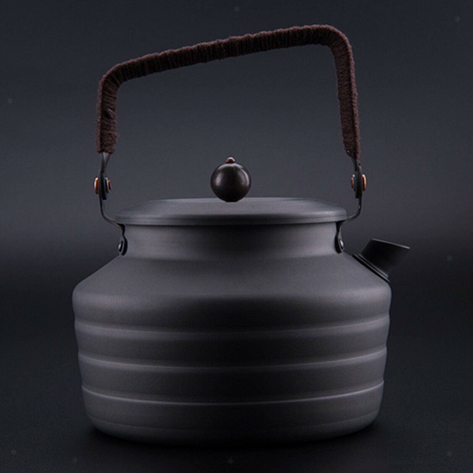 Aluminum Alloy Camping Kettle Picnic Tableware Coffee Pot Cooking Teapot