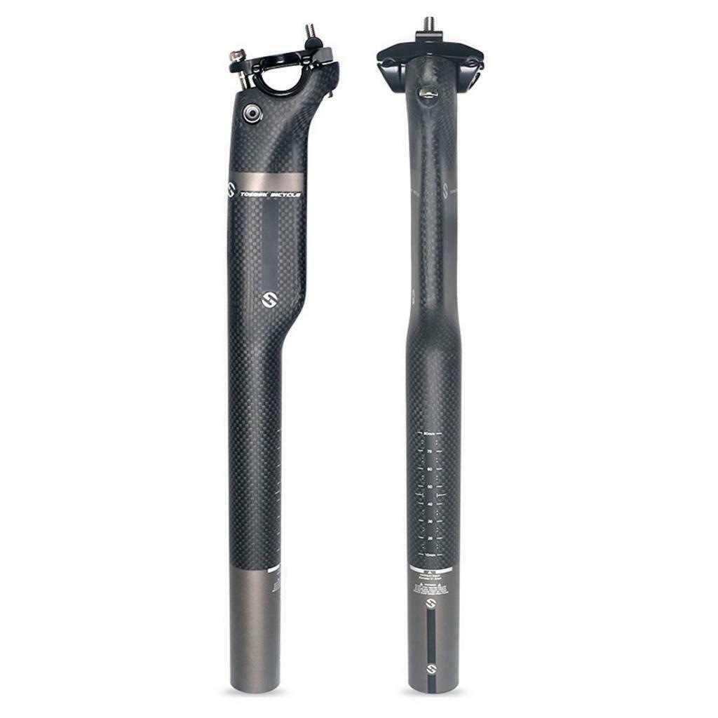 30.8 Carbon Fiber Bike Seat Post Length 350mm 400mm Matte 30.8x400mm