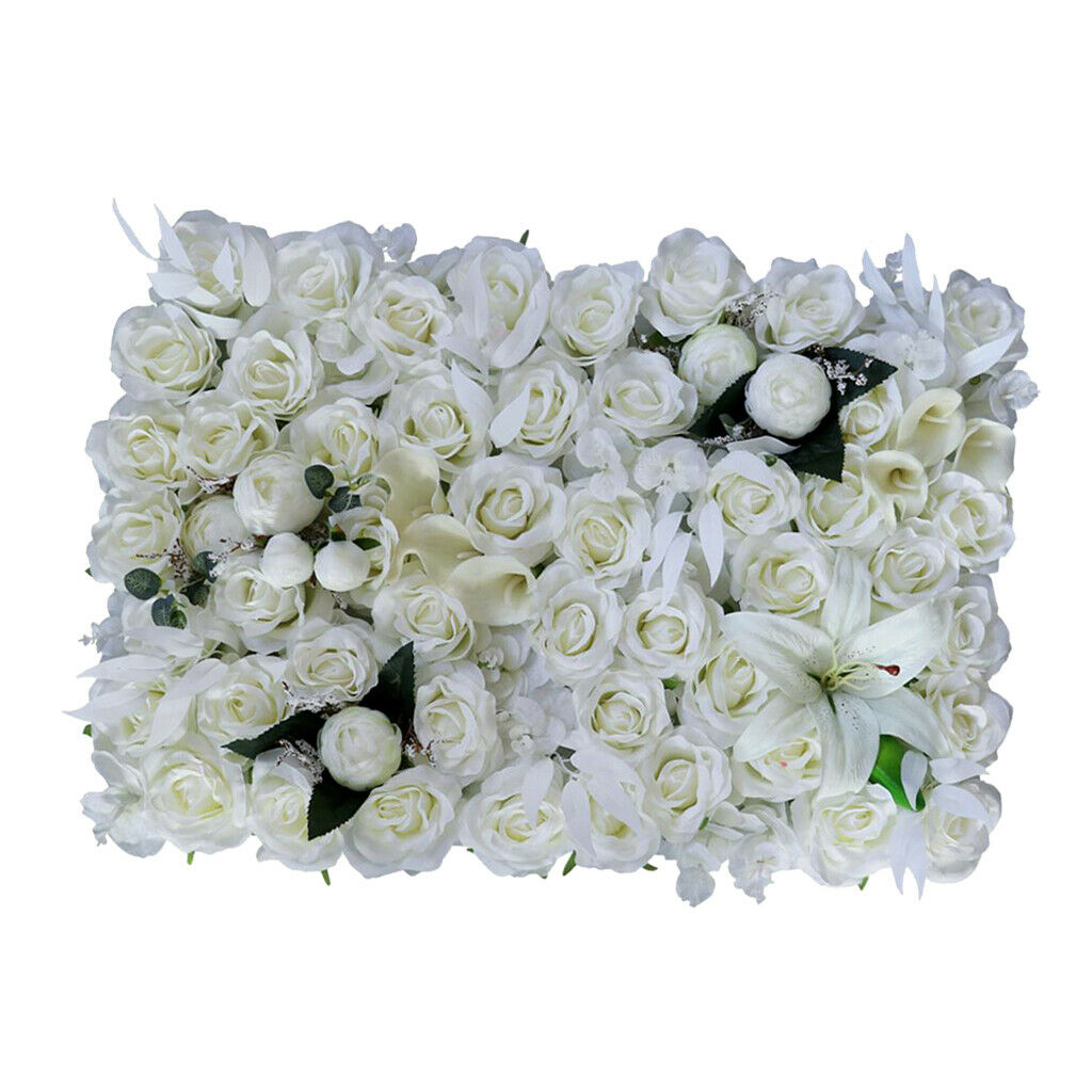 Artificial Mixed Flowers Wall Panels Wedding Venue DIY Art Decor Photo Backdrops