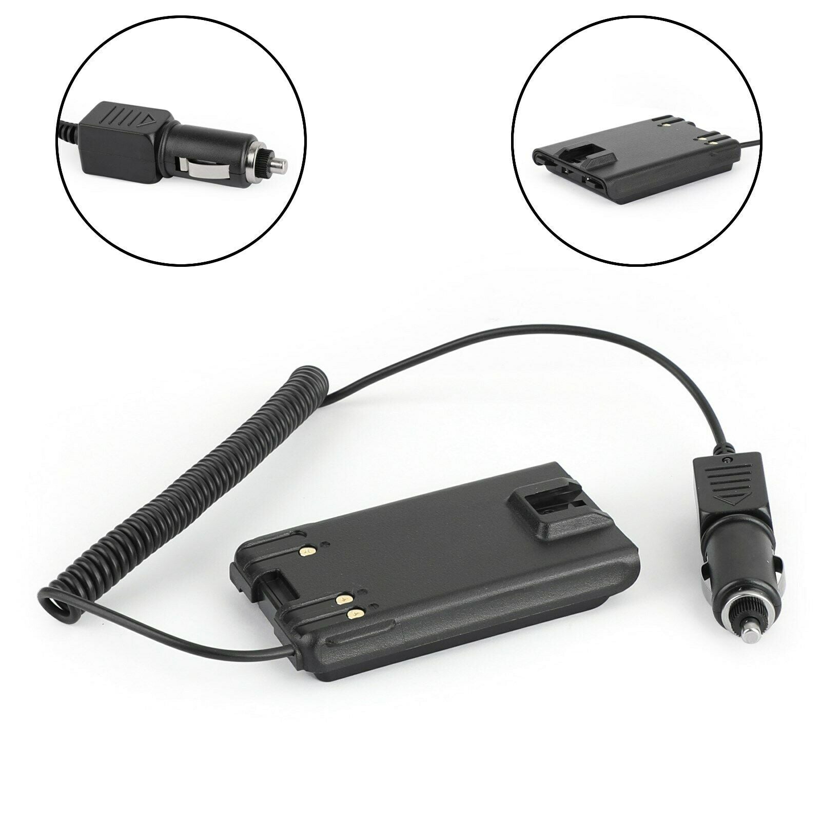 Two Way Radio Battery Eliminator Car Charger Fit for Icom ICV80 V80E F4008 T70E
