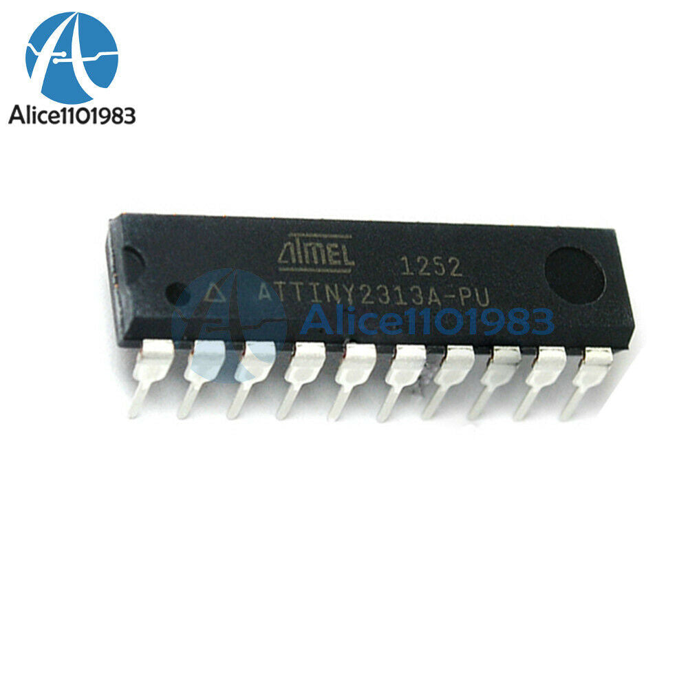 2PCS ATMEL ATTINY 2313 ATTINY2313-20PU DIP-20 MCU AVR CHIP IC