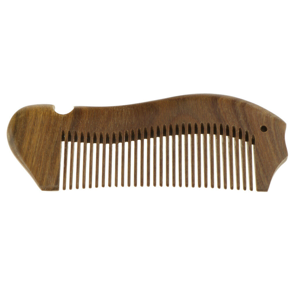 Anti-static Sandalwood Hair Comb Pocket Handmade Head Massage Wood Hairbrush