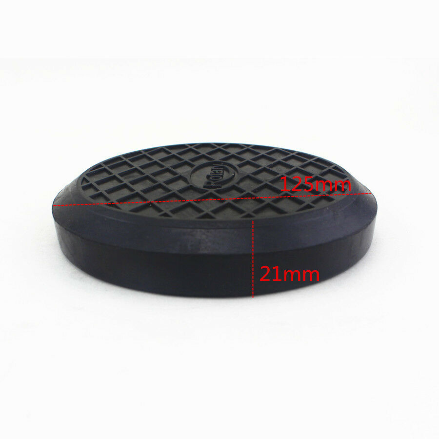 4x Heavy Duty 125mm Round Rubber Arm Pad Lift Pad Car SUV Hoist Lift Accessories