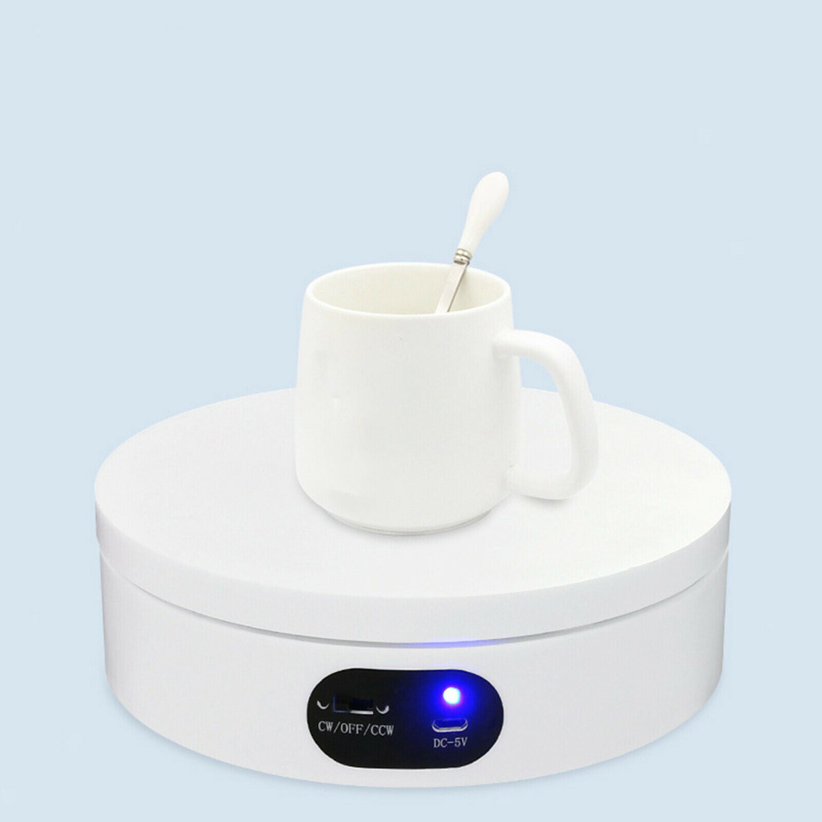 360 Degree Electric Rotating Display Turntable USB Charging Digital Products