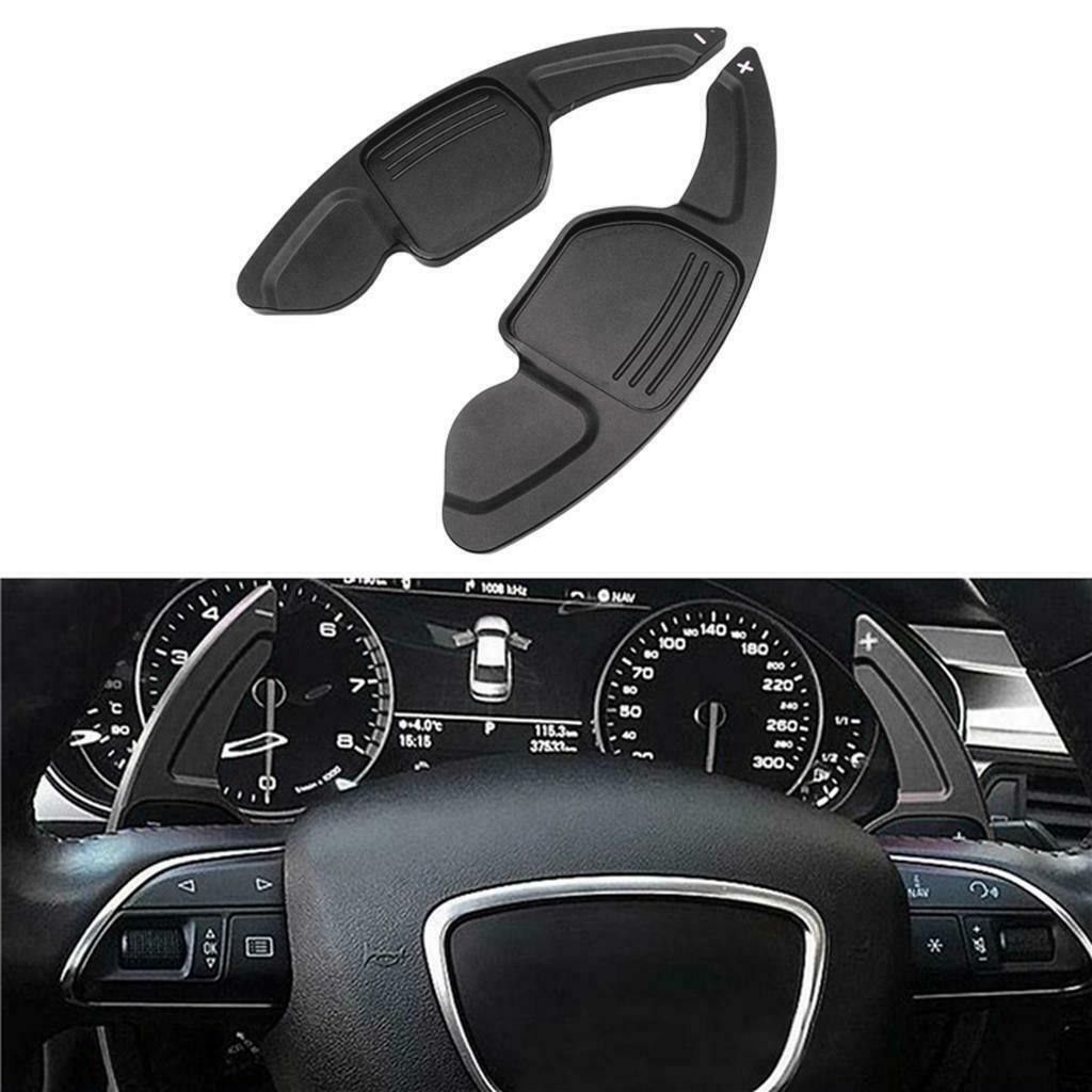 Shift Paddle Shifter Extension fit for Audi A3 A4L A5 A6 A7 A8 S5 Q5 Black