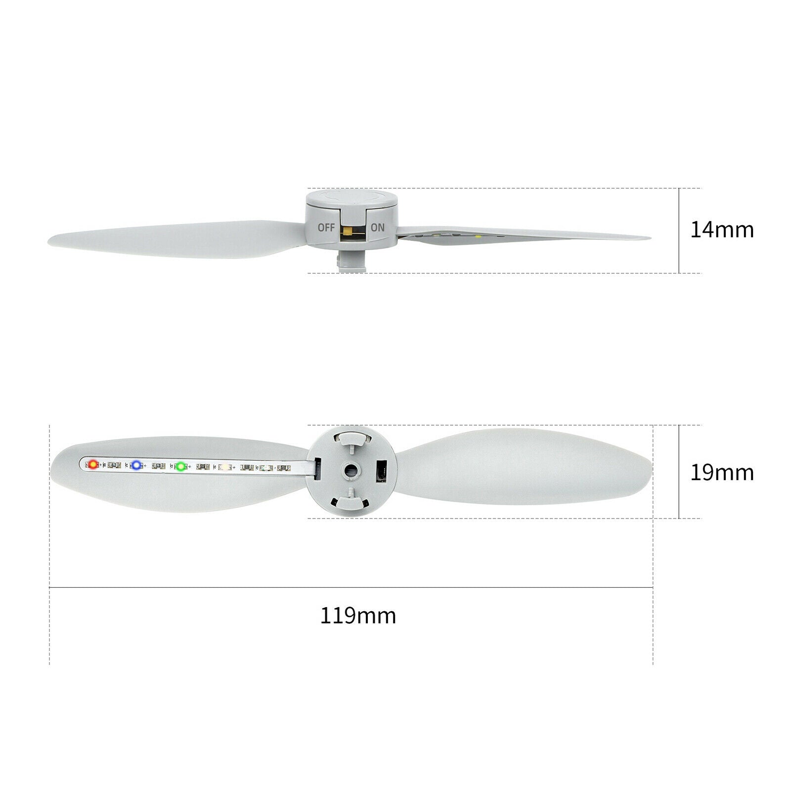 Propeller Quick Release Double-Blade for DJI Mini 2 Accessories Spare Parts