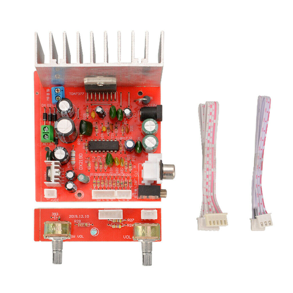 Set of 1 7377PRO DC 12V 2.1 Channel Subwoofer Audio Amplifier 38W Board â€‹