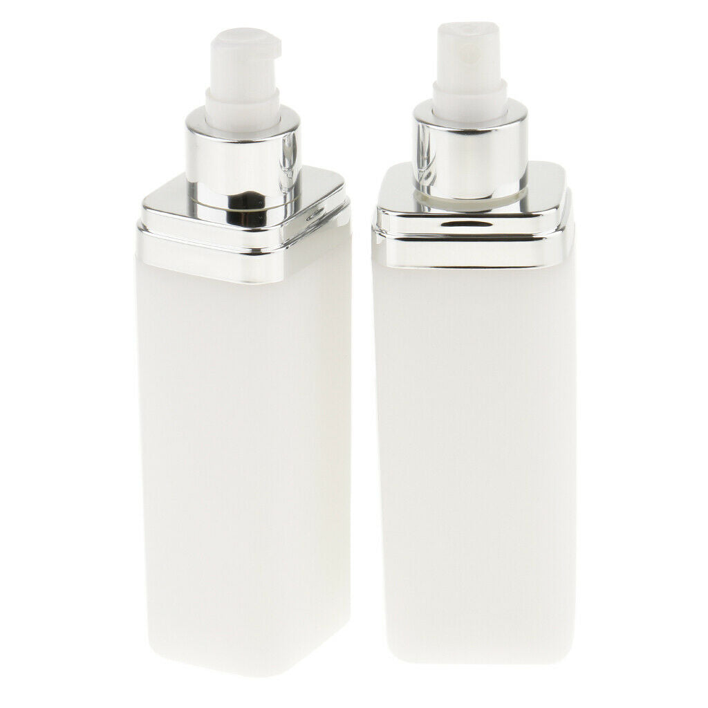 Empty Refillable Airless Lotion Pump Bottle + Perfume Sprayer Atomizer 120ml