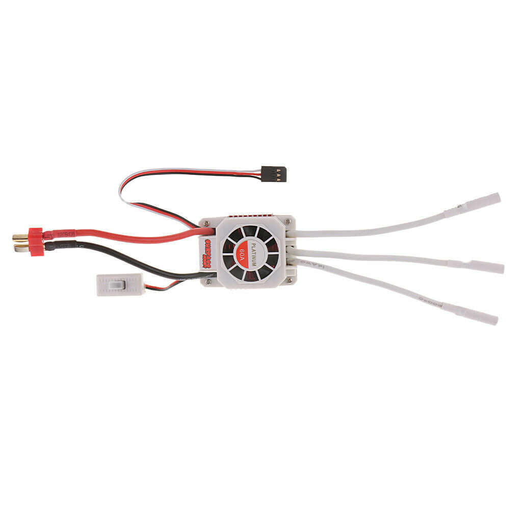 60A 2-3S RC Brushless Electronic Speed Controller ESC for 1:10 RC Car Parts