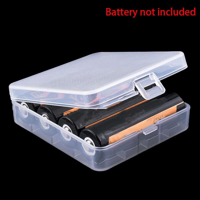 Battery Storage Box Holder Transparent Portable Hard Plastic Large Capaci.l8