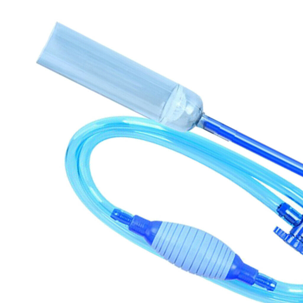 Aquarium Siphon Pump Fish Tank Cleaner with Air-Pressing Multi-Purpose