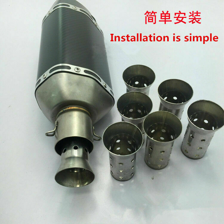 Motorcycle Exhaust Muffler Can Insert Baffle DB Killer Silencer for 51mm Exhaust