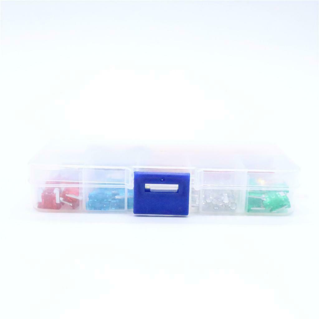 60pcs Car Auto Mini Low Profile  Fuses Kit 5A 10A 15A 25A 30A 6 Sizes