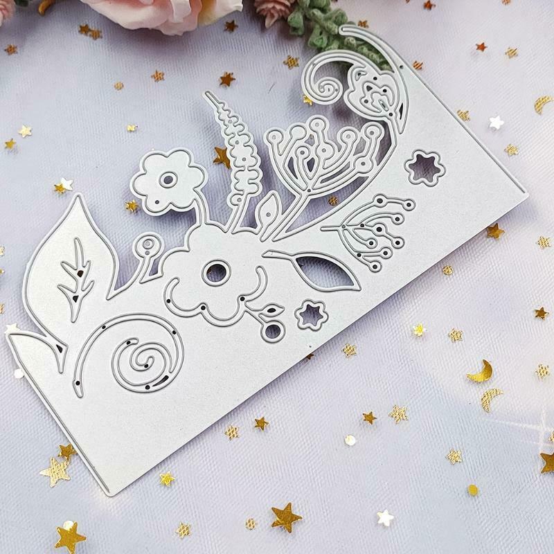 Flower Vine Metal Cutting Die Stencil DIY Scrapbooking Album Paper Card Template