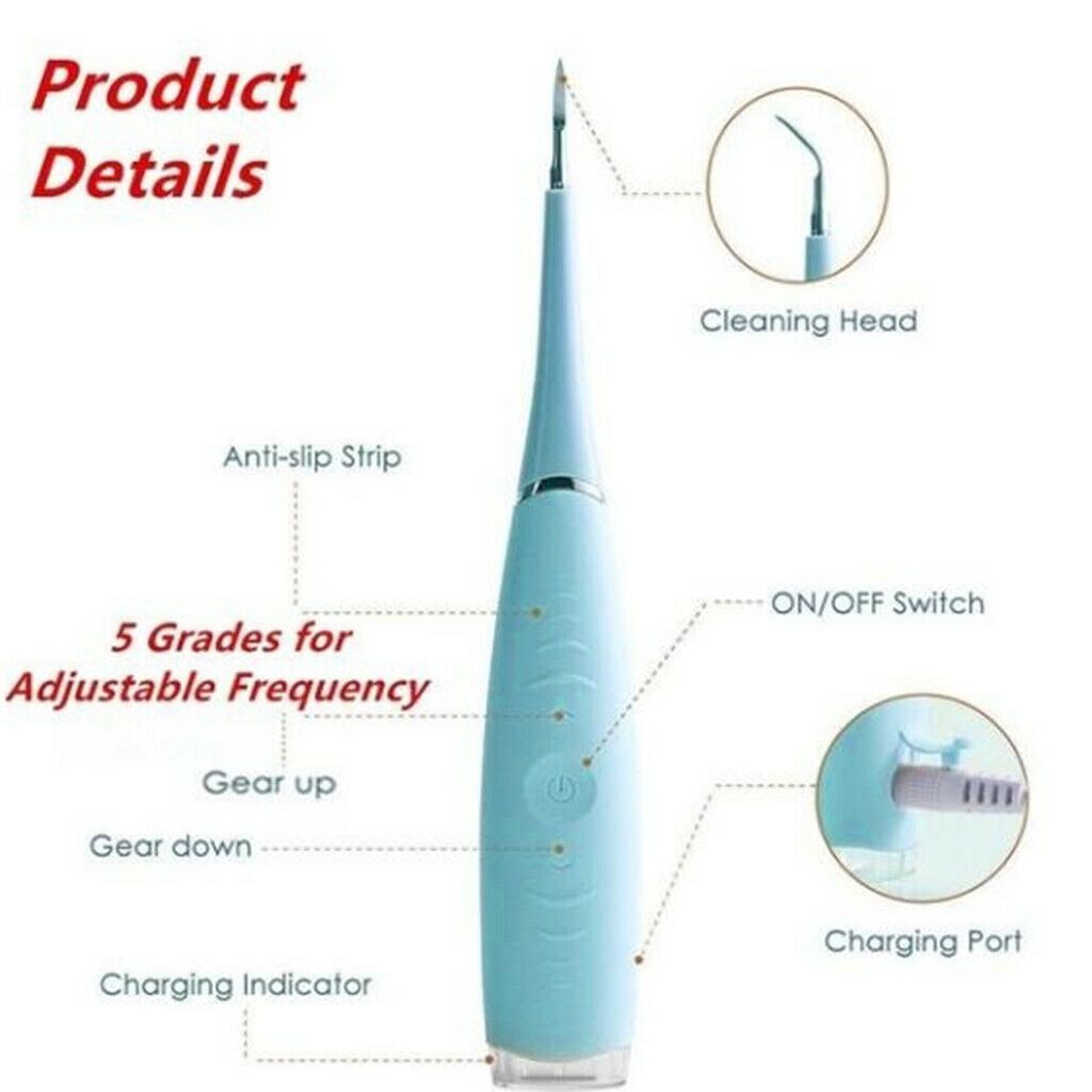 3Pcs Electric Clean Oral Care Tooth Cleaner Teeth Stain Remover Dental Cleaning