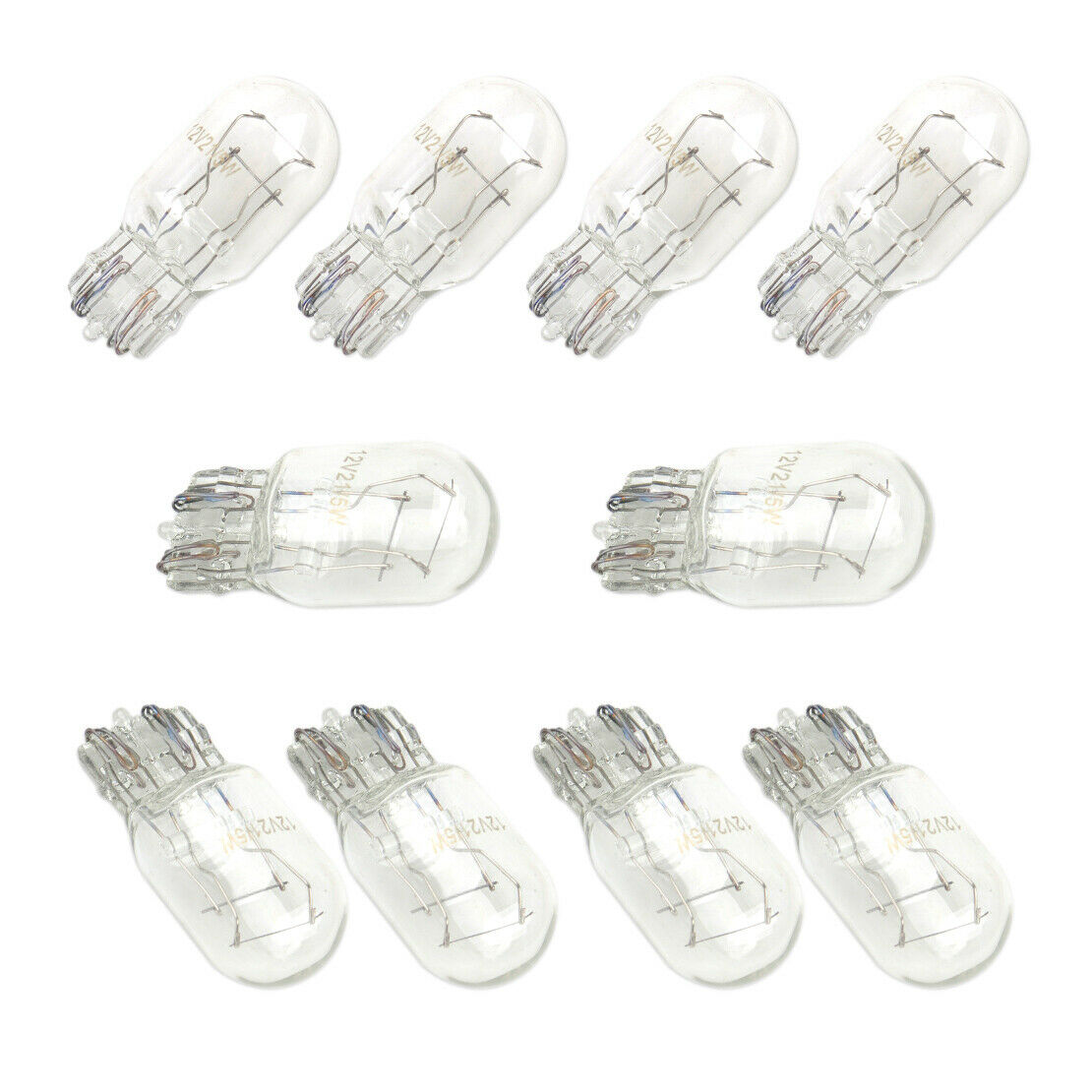10pcs T20 7443 R580 Wedge Car DRL Turn Signal Stop Brake Tail Light Bulbs 12V An