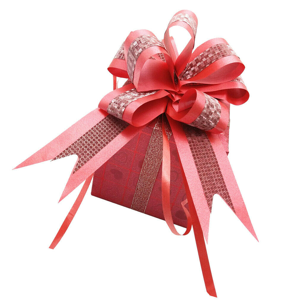 Christmas Paper Gift Box Ornament Xmas Tree Hanging Decoration Red 22cm
