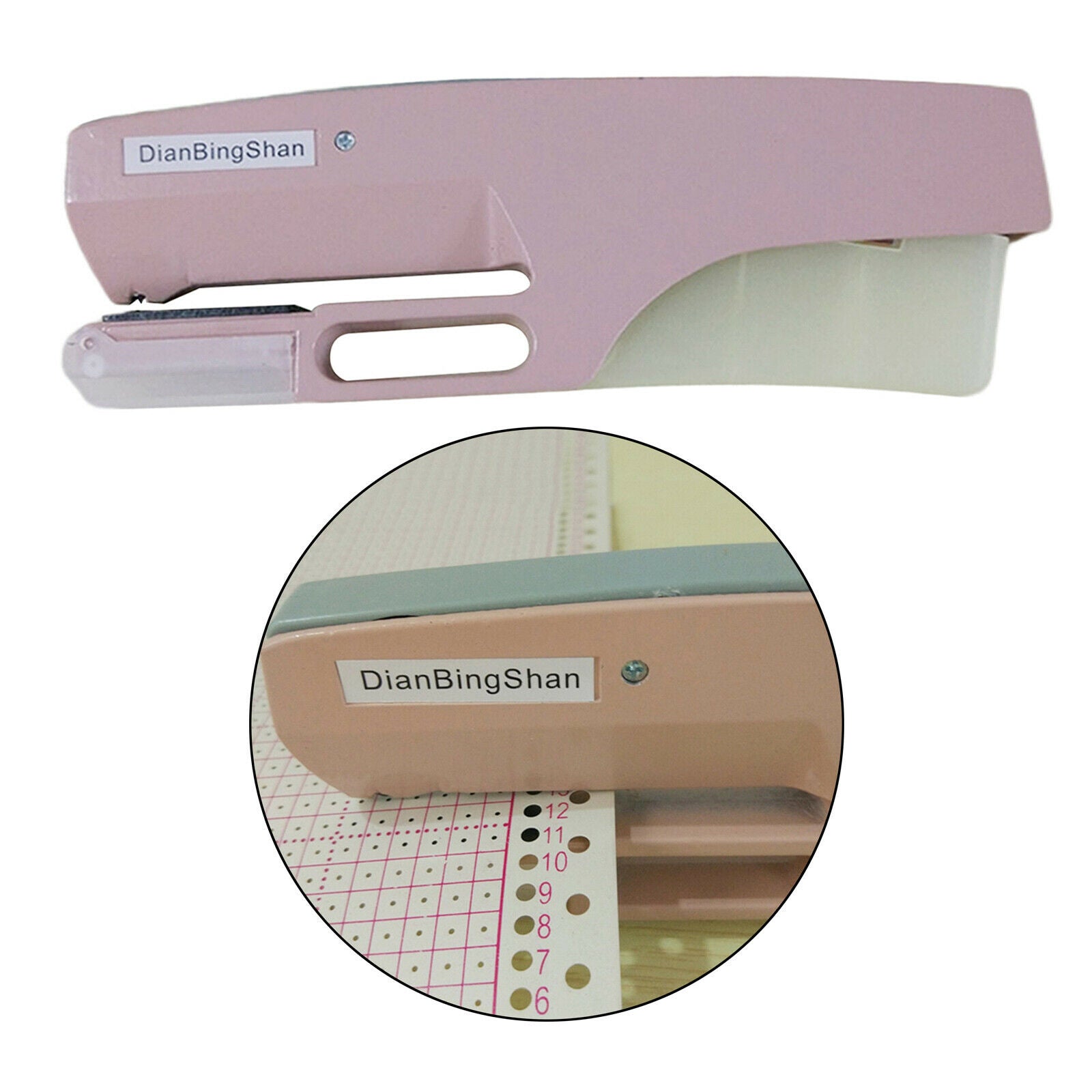 Metal Card Punch Device for Punch Cards, Paper Punch for Binder Hand Punches for