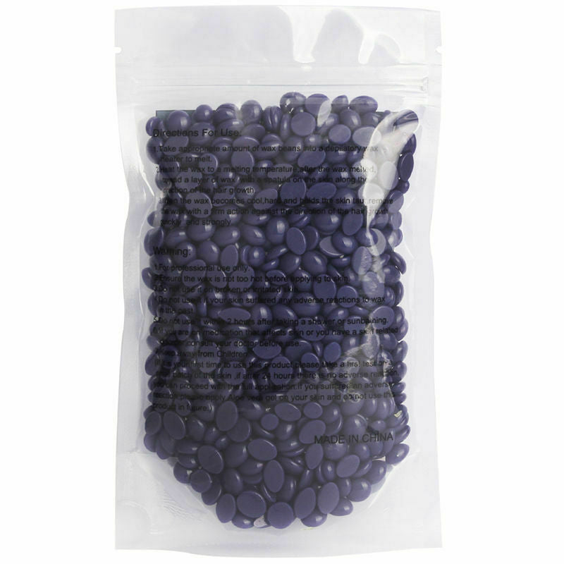 400g Hard Hot Wax Beans Hair Removal Bikini Depilatory No Strip Pellet Beads