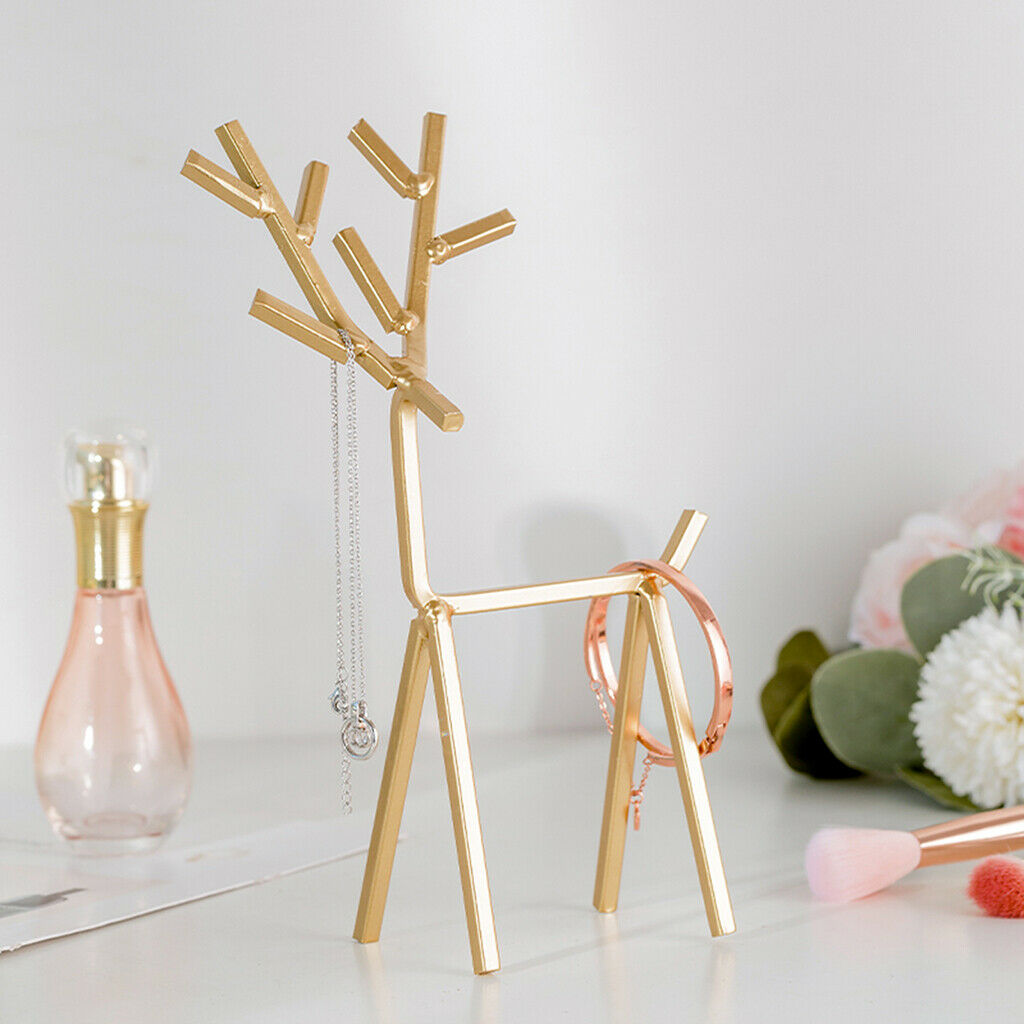 Deer Display Fashion Geometric Ornaments for Store Light Luxury Necklace