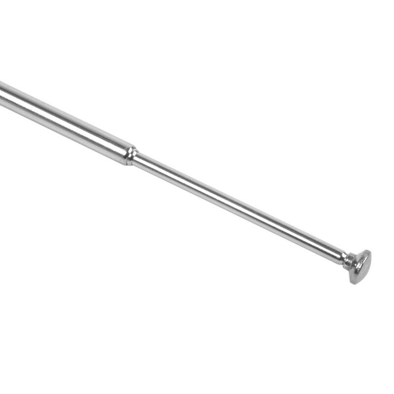 96cm Length 7 Section Telescoping Stainless Steel AM FM Radio TV Antenna S7V5V5