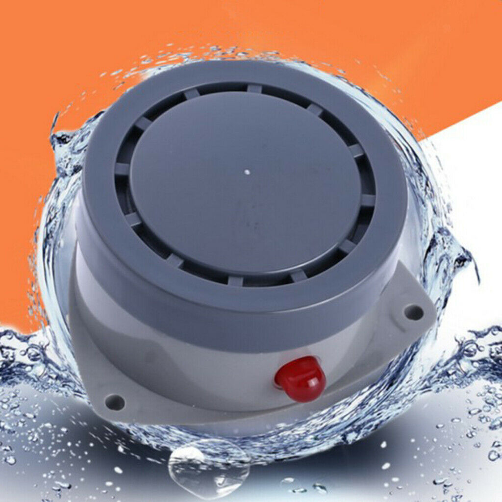 Home Security Water Leakage Sensor Alarm Water Detector Siren Alarm with LED