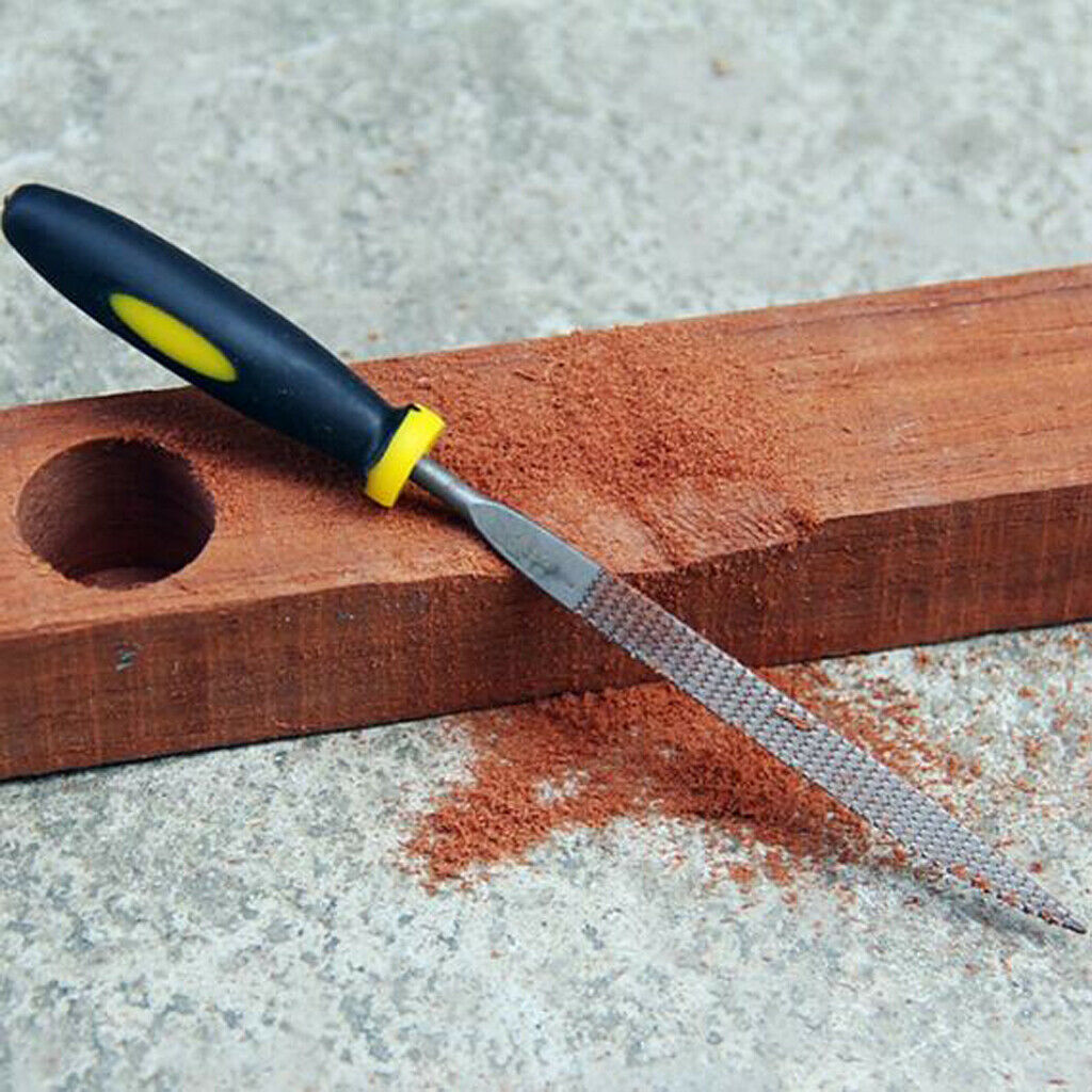 6Pcs Mini Filing Rasp Needle File Wood Hand Woodworking Files Tools 3x140mm