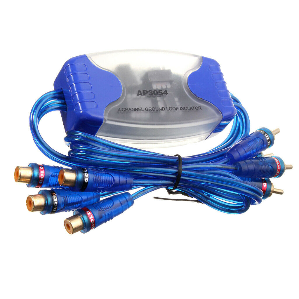4 Channel RCA Audio Noise Filter Total Isolator Audio Anti-Interference