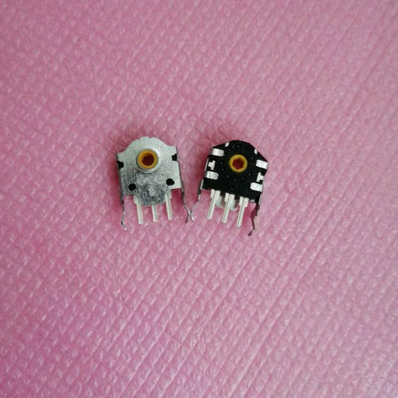 2Pcs TTC 8mm Mouse Encoder Mouse Wheel Decoder Yellow Core 48 Million Lifetime