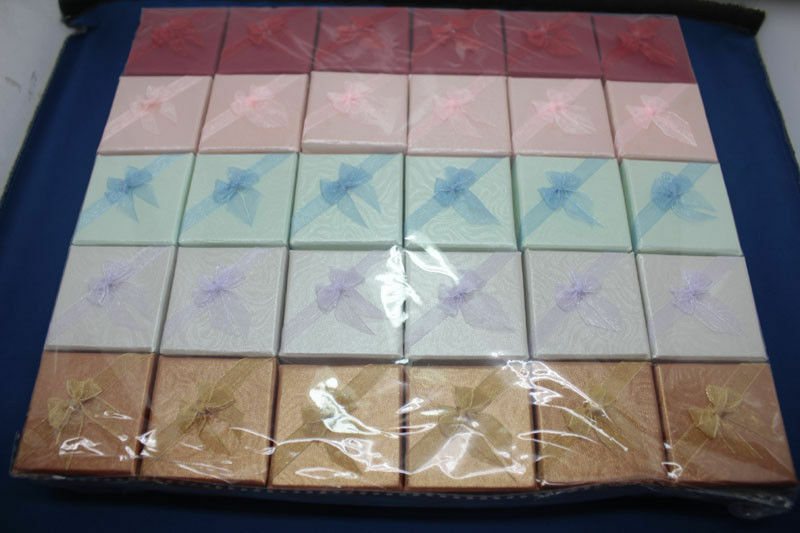 30 pcs jewelry gift color box display fashion for ring earring