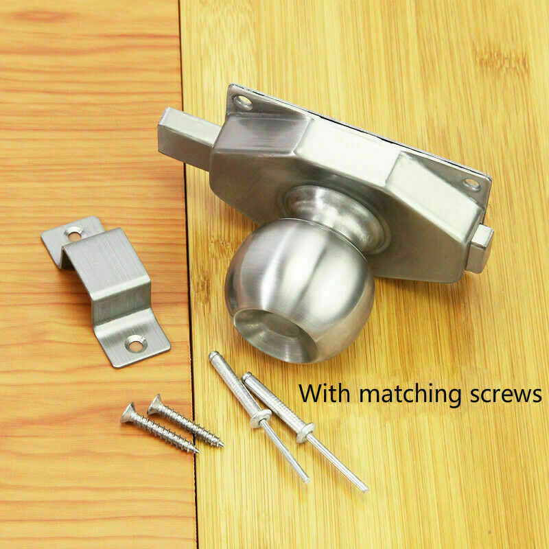 Stainless Steel Anti-theft Bolts Wood Doors Buckle Gate Hasp Latch Lock Cylinder