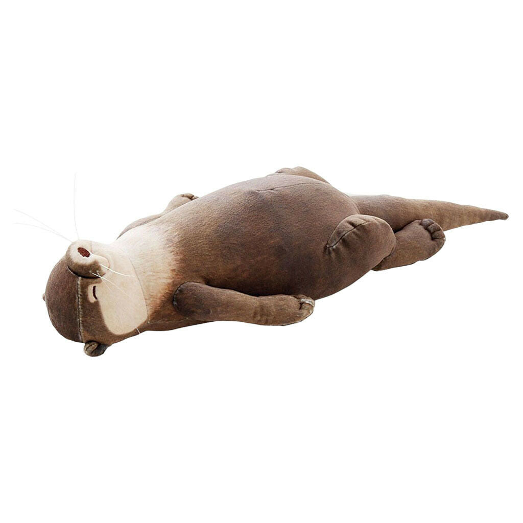 40cm Cute Otter Stuffed Velvet Wrist Pad Hidden Zipper Exquisite Decoration