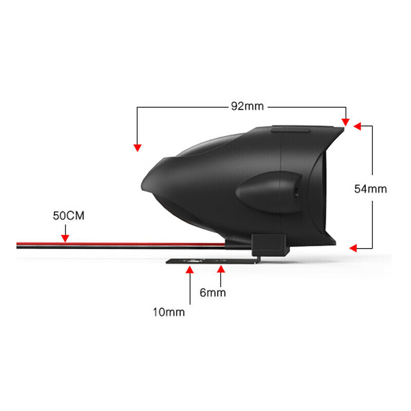 2Pcs 30W 3000LM 6000K 12 LED White Motorcycle Scooter Headlight Fog Light+Switch
