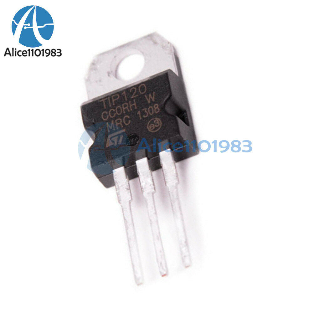 50PCS TIP120 120 NPN Darlington Transistors TO-220 New