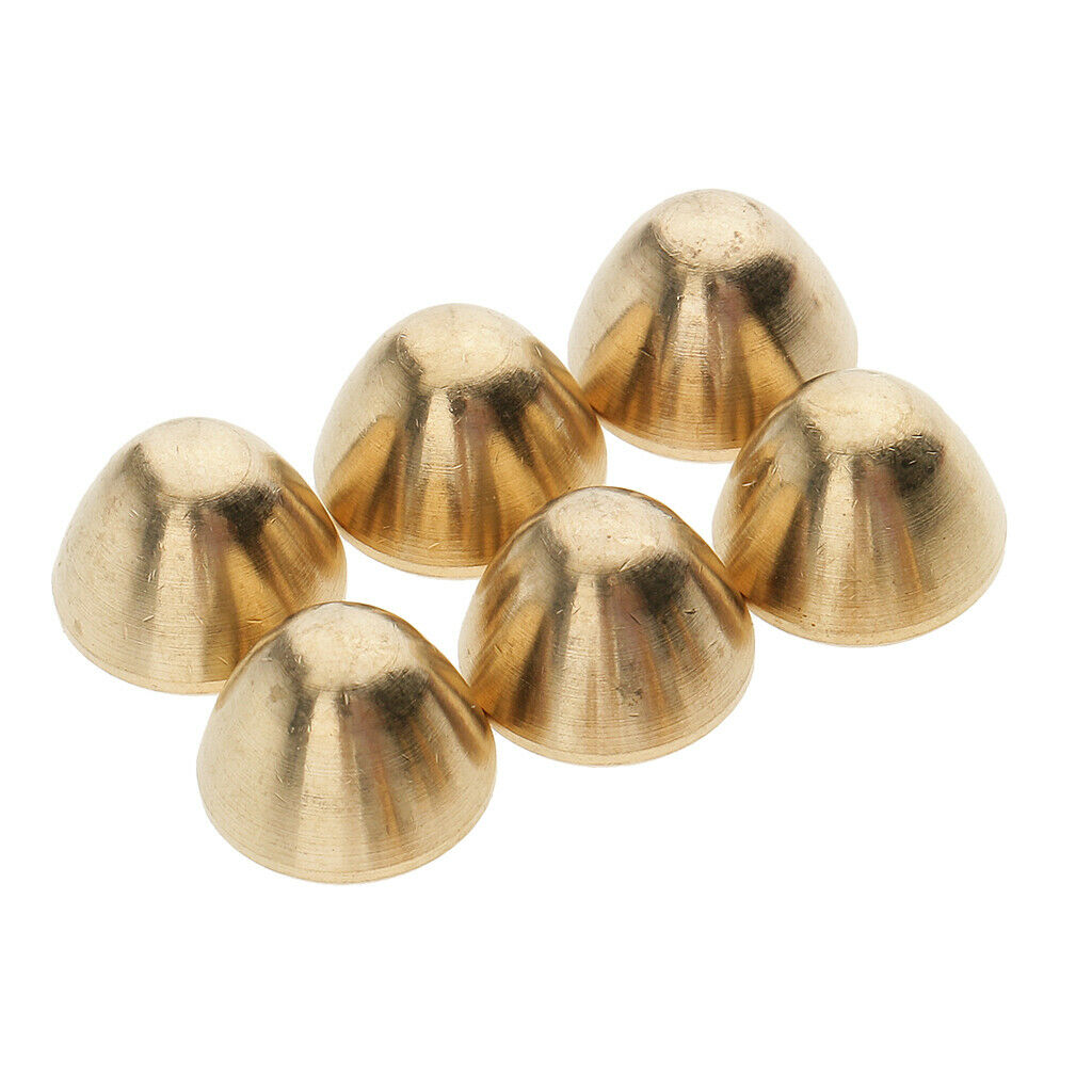 12Pieces Brass Spike Cone Studs Rivets Press Pins DIY Leather Crafts 12x9 mm